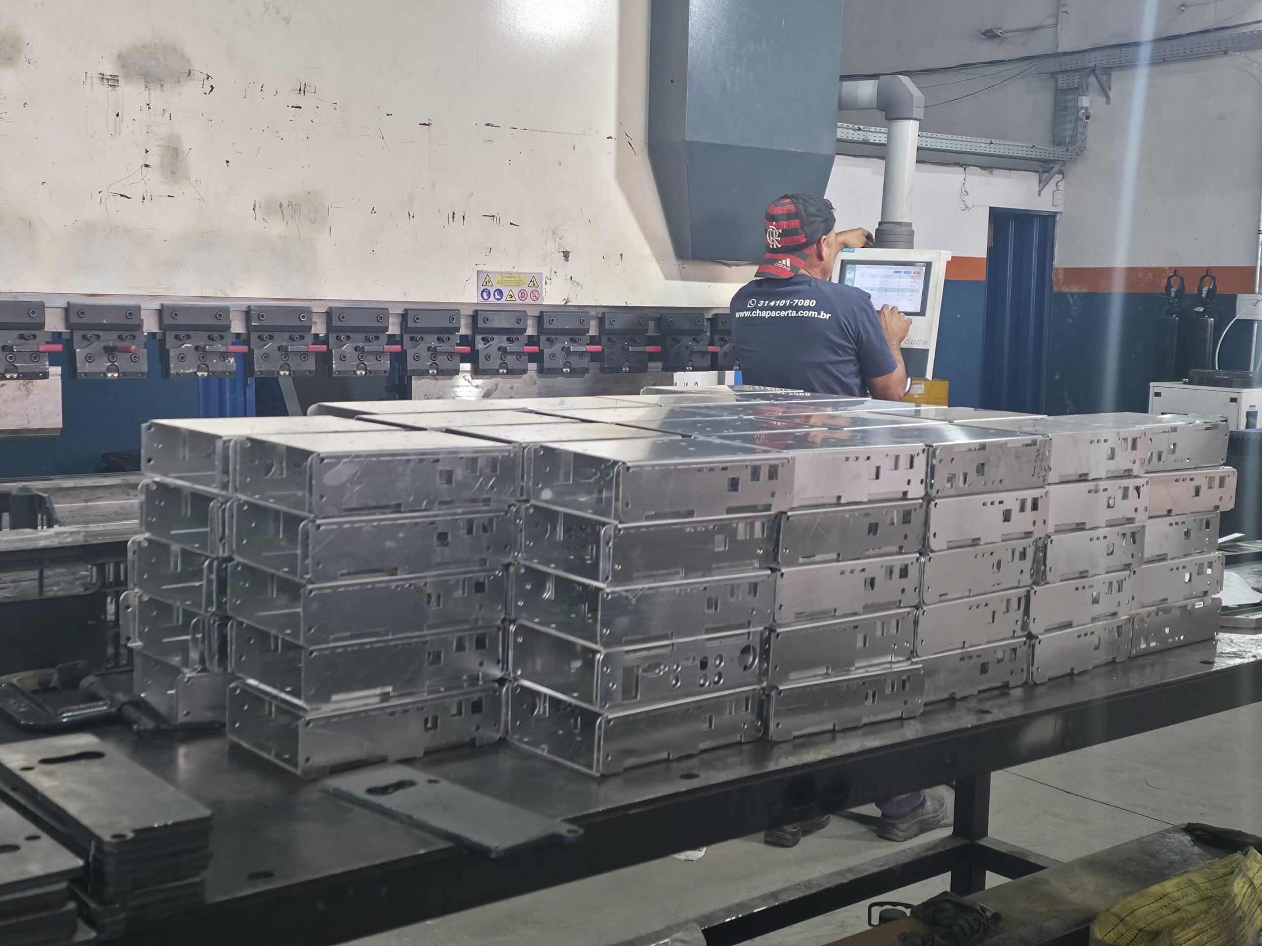 Peça de aluminio para automação